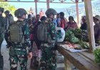 Satgas Yonif 757/GV Borong Hasil Kebun Petani Zanepa, Ekonomi Warga Makin Bergairah